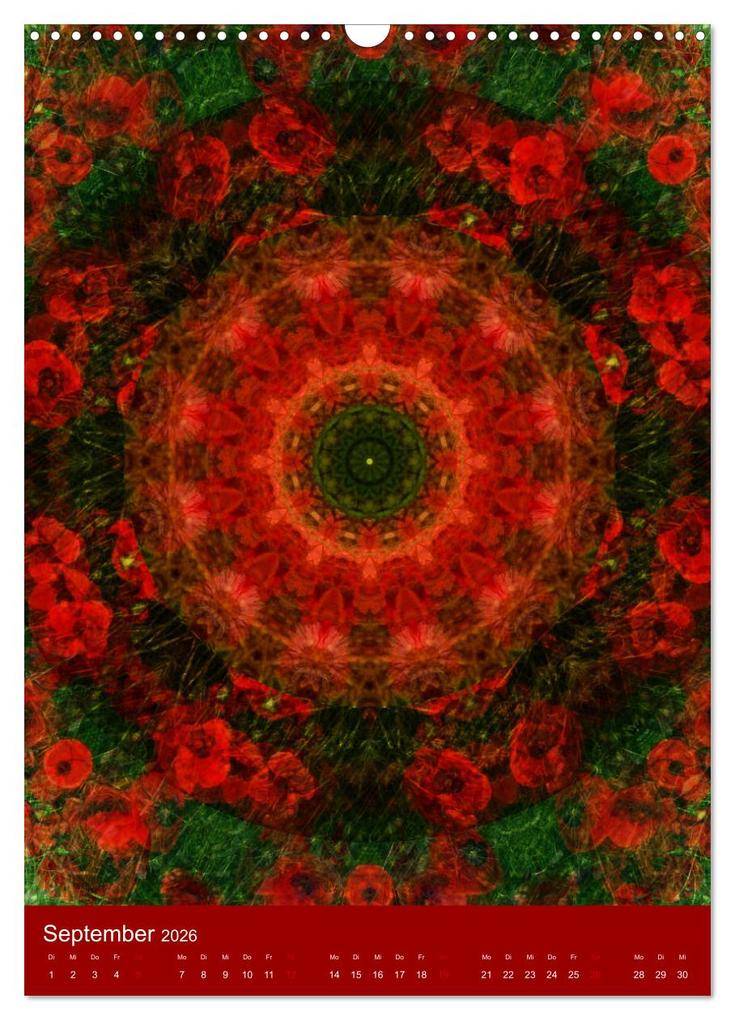 Weitere Ansicht: Meditative Pflanzenmandalas (Wandkalender 2026 DIN A3 hoch), CALVENDO Monatskalender | Christine B-B Müller, Calvendo