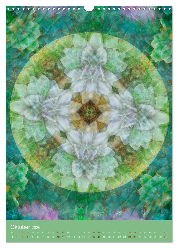 Weitere Ansicht: Meditative Pflanzenmandalas (Wandkalender 2026 DIN A3 hoch), CALVENDO Monatskalender | Christine B-B Müller, Calvendo