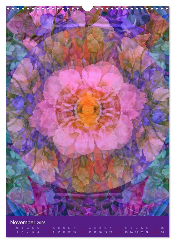 Weitere Ansicht: Meditative Pflanzenmandalas (Wandkalender 2026 DIN A3 hoch), CALVENDO Monatskalender | Christine B-B Müller, Calvendo