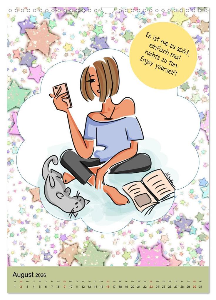 Weitere Ansicht: Lachen ist gesund! Aufmunternde und lustige Sprüche (Wandkalender 2026 DIN A3 hoch), CALVENDO Monatskalender | Rose Hurley, Calvendo