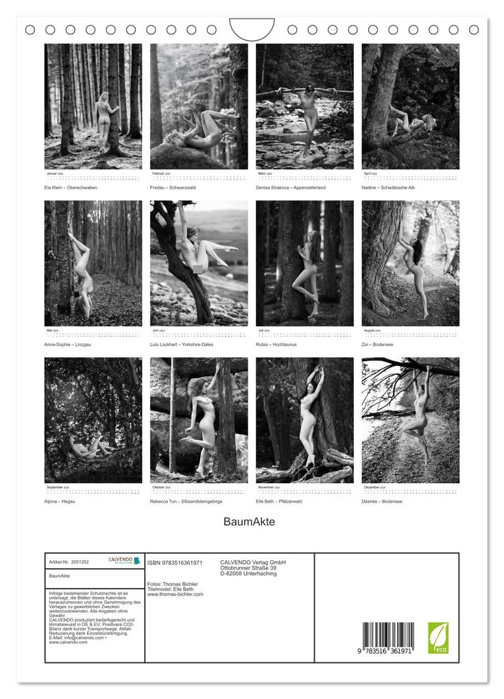 Weitere Ansicht: BaumAkte (Wandkalender 2026 DIN A4 hoch), CALVENDO Monatskalender | Thomas Bichler, Calvendo