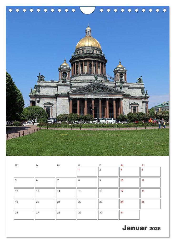 Weitere Ansicht: Russland - Terminplaner (Wandkalender 2026 DIN A4 hoch), CALVENDO Monatskalender | Denise Graupner, Calvendo
