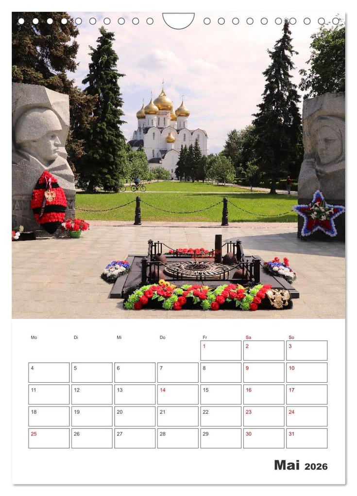 Weitere Ansicht: Russland - Terminplaner (Wandkalender 2026 DIN A4 hoch), CALVENDO Monatskalender | Denise Graupner, Calvendo