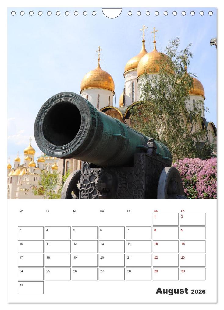Weitere Ansicht: Russland - Terminplaner (Wandkalender 2026 DIN A4 hoch), CALVENDO Monatskalender | Denise Graupner, Calvendo