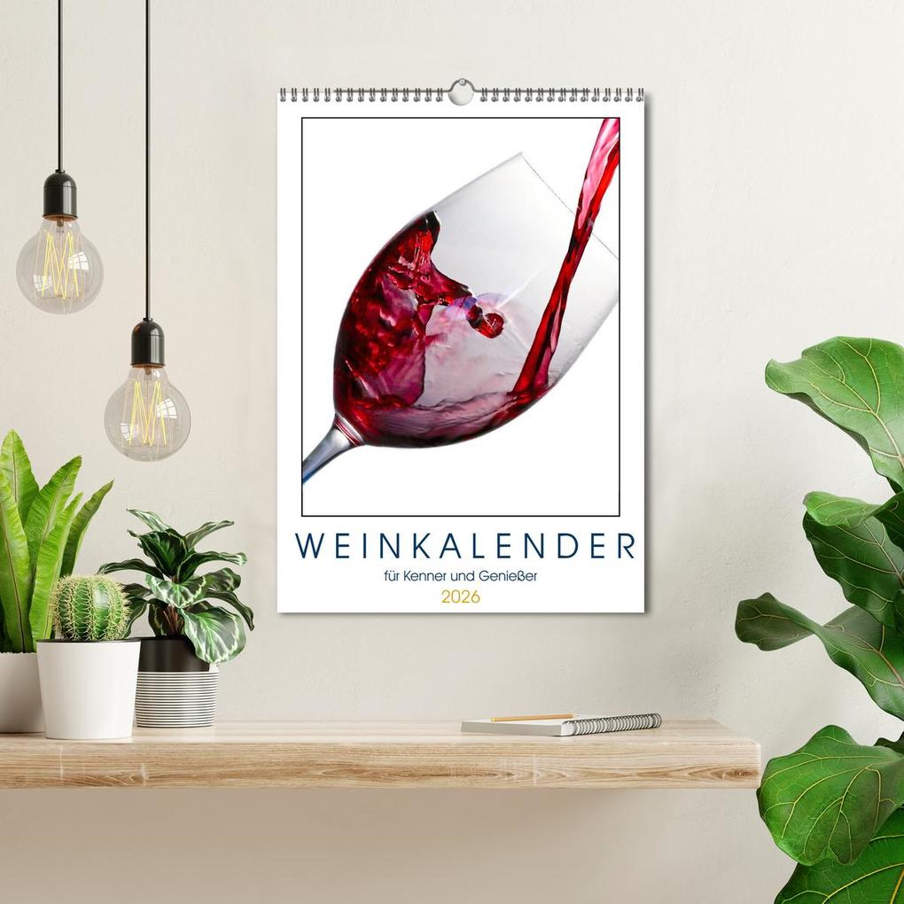 Weitere Ansicht: Weinkalender - für Kenner und Genießer (Wandkalender 2026 DIN A3 hoch), CALVENDO Monatskalender | Stefan Widerstein - SteWi.info, Calvendo