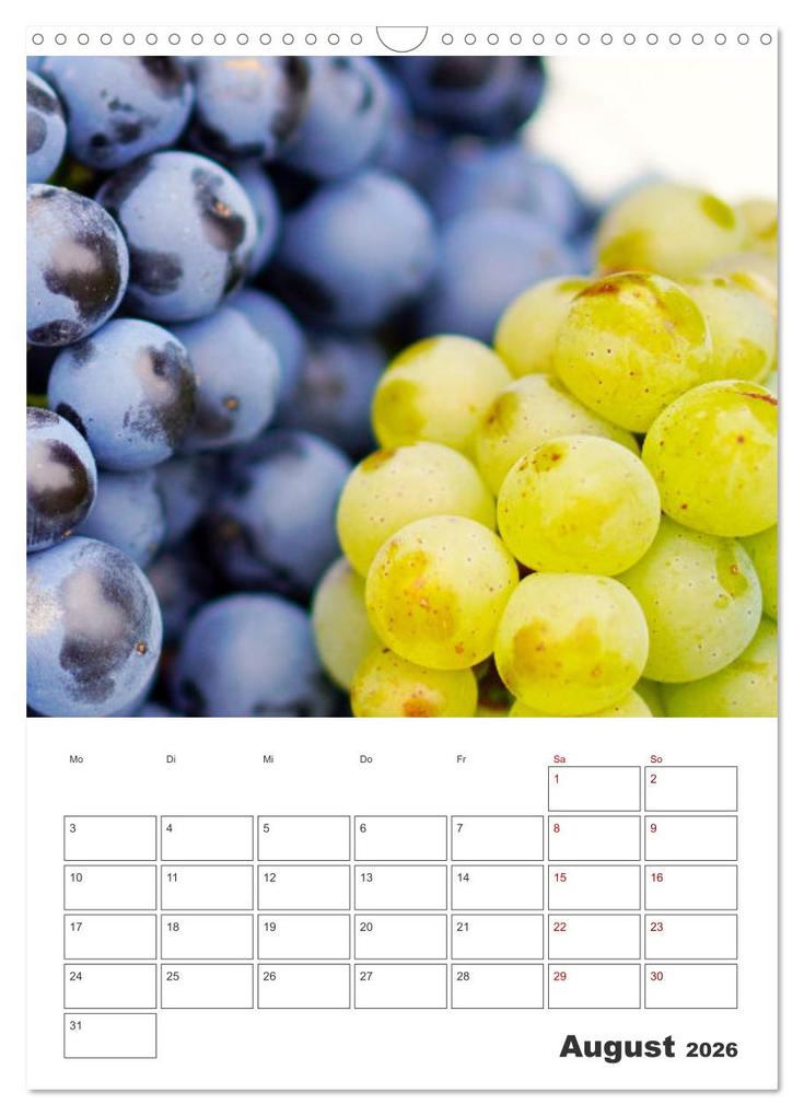 Weitere Ansicht: Weinkalender - für Kenner und Genießer (Wandkalender 2026 DIN A3 hoch), CALVENDO Monatskalender | Stefan Widerstein - SteWi.info, Calvendo
