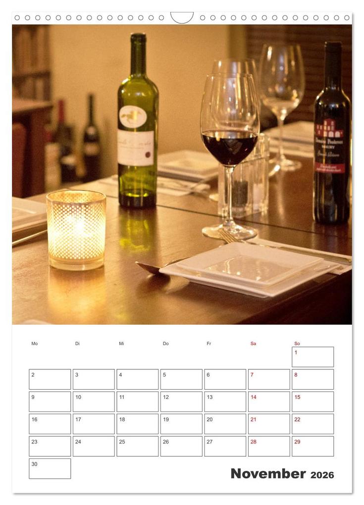 Weitere Ansicht: Weinkalender - für Kenner und Genießer (Wandkalender 2026 DIN A3 hoch), CALVENDO Monatskalender | Stefan Widerstein - SteWi.info, Calvendo