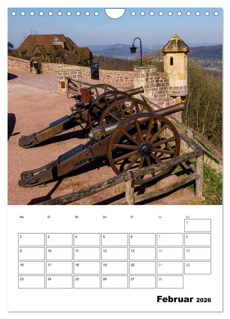 Weitere Ansicht: Die Thüringer Wartburg (Wandkalender 2026 DIN A4 hoch), CALVENDO Monatskalender | Roland Brack, Calvendo