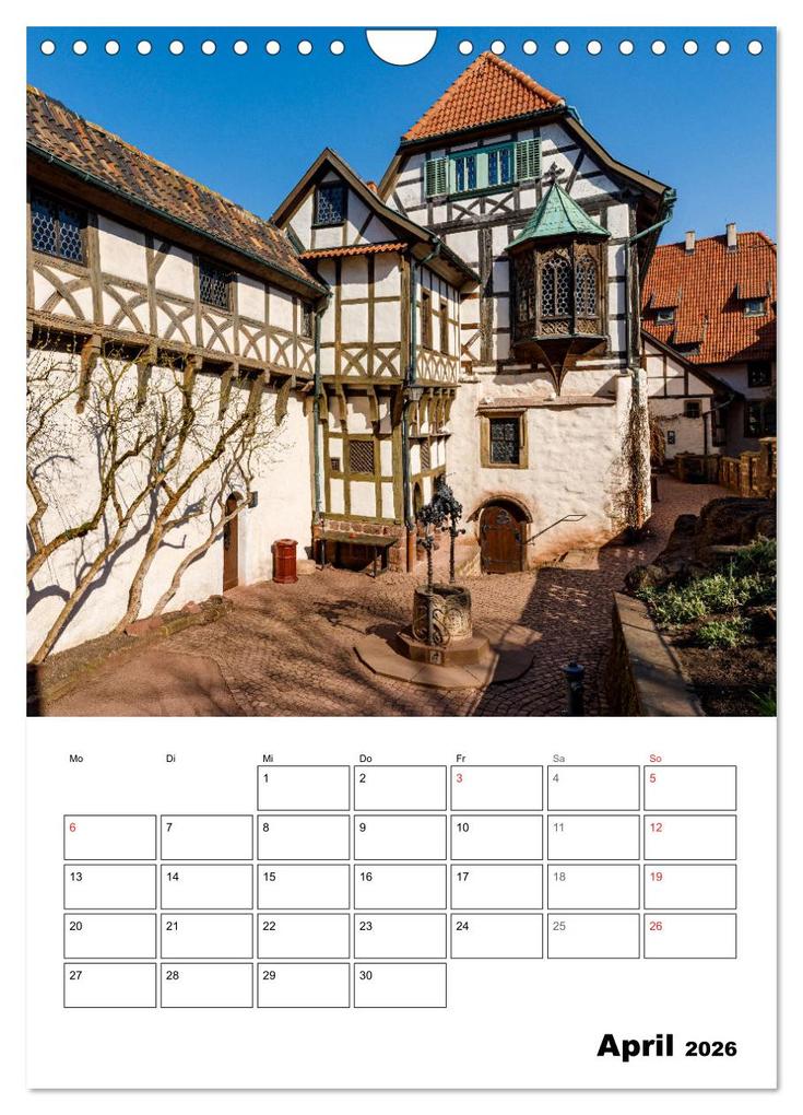 Weitere Ansicht: Die Thüringer Wartburg (Wandkalender 2026 DIN A4 hoch), CALVENDO Monatskalender | Roland Brack, Calvendo