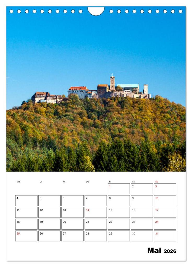 Weitere Ansicht: Die Thüringer Wartburg (Wandkalender 2026 DIN A4 hoch), CALVENDO Monatskalender | Roland Brack, Calvendo