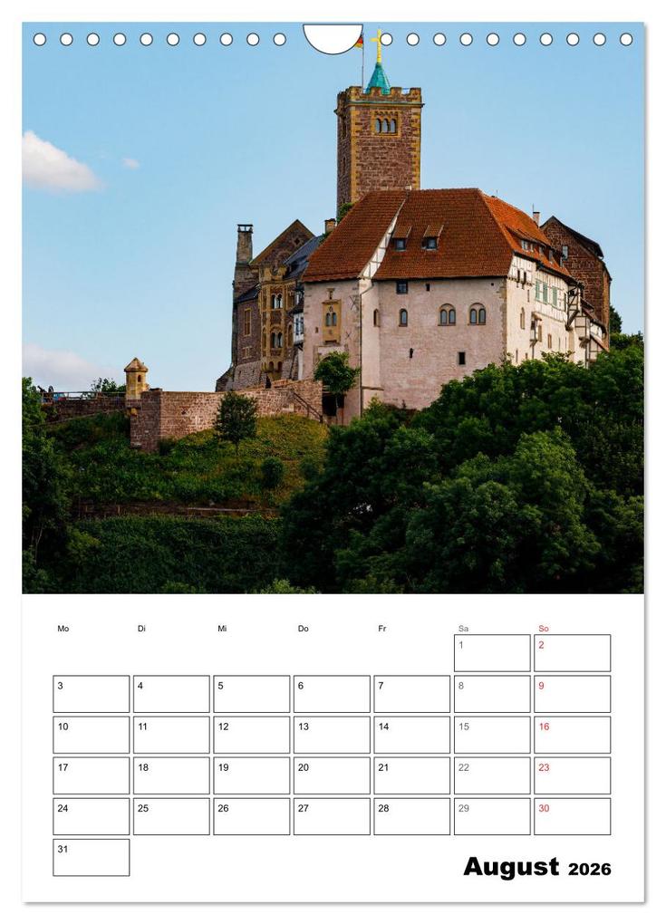Weitere Ansicht: Die Thüringer Wartburg (Wandkalender 2026 DIN A4 hoch), CALVENDO Monatskalender | Roland Brack, Calvendo