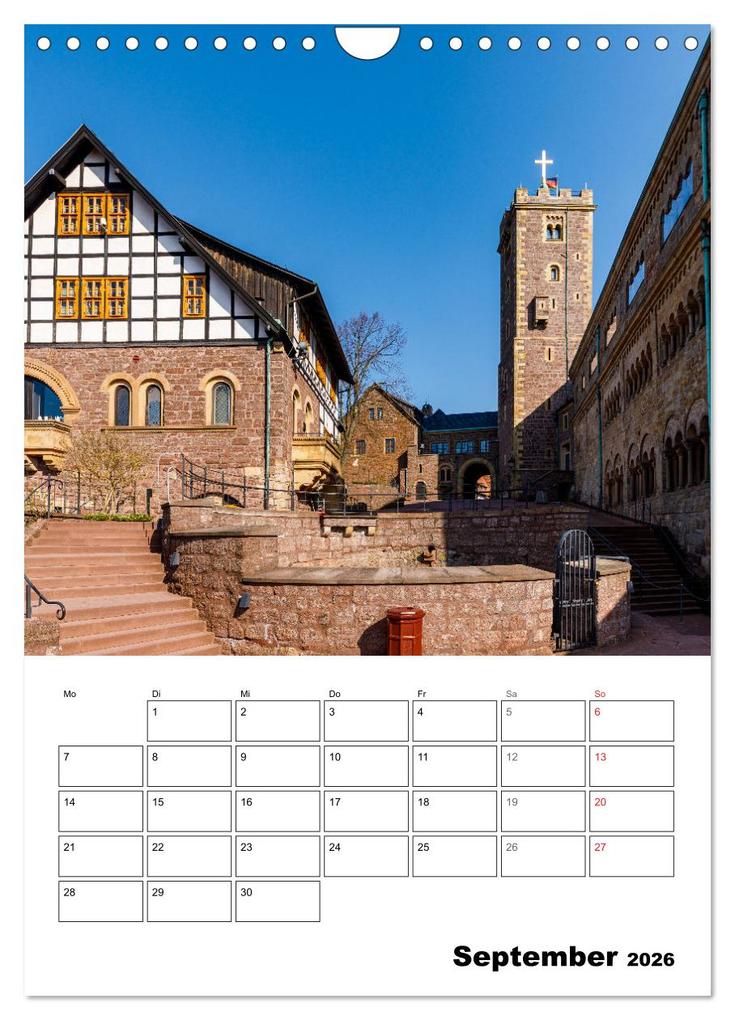 Weitere Ansicht: Die Thüringer Wartburg (Wandkalender 2026 DIN A4 hoch), CALVENDO Monatskalender | Roland Brack, Calvendo