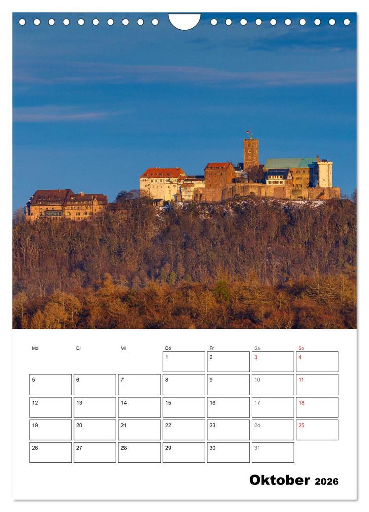 Weitere Ansicht: Die Thüringer Wartburg (Wandkalender 2026 DIN A4 hoch), CALVENDO Monatskalender | Roland Brack, Calvendo