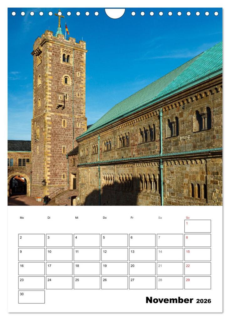 Weitere Ansicht: Die Thüringer Wartburg (Wandkalender 2026 DIN A4 hoch), CALVENDO Monatskalender | Roland Brack, Calvendo