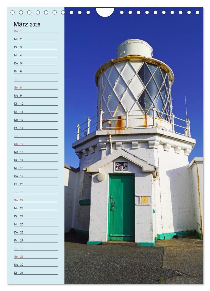 Weitere Ansicht: Leuchttürme - Geburtstagskalender (Wandkalender 2026 DIN A4 hoch), CALVENDO Monatskalender | Babett Paul - Babett's Bildergalerie, Calvendo