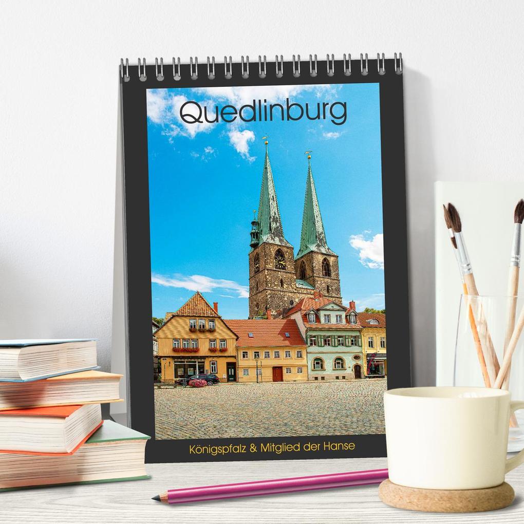 Weitere Ansicht: Quedlinburg - Königspfalz & Mitglied der Hanse (Tischkalender 2026 DIN A5 hoch), CALVENDO Monatskalender | Ulrich Männel studio-fifty-five, Calvendo