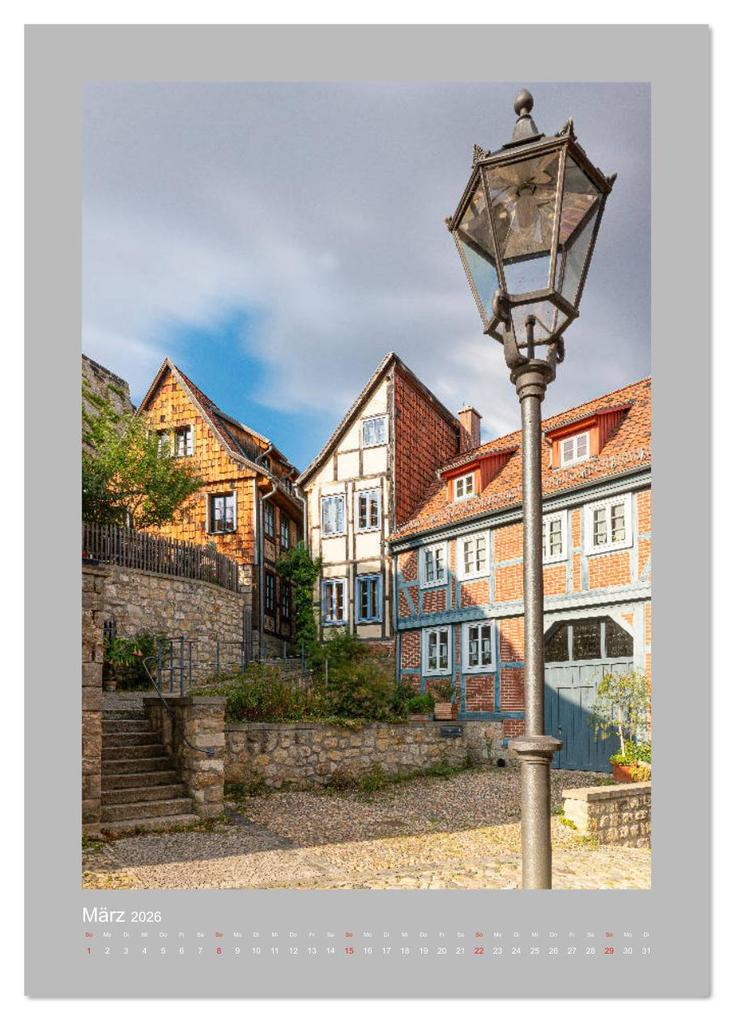 Weitere Ansicht: Quedlinburg - Königspfalz & Mitglied der Hanse (Tischkalender 2026 DIN A5 hoch), CALVENDO Monatskalender | Ulrich Männel studio-fifty-five, Calvendo