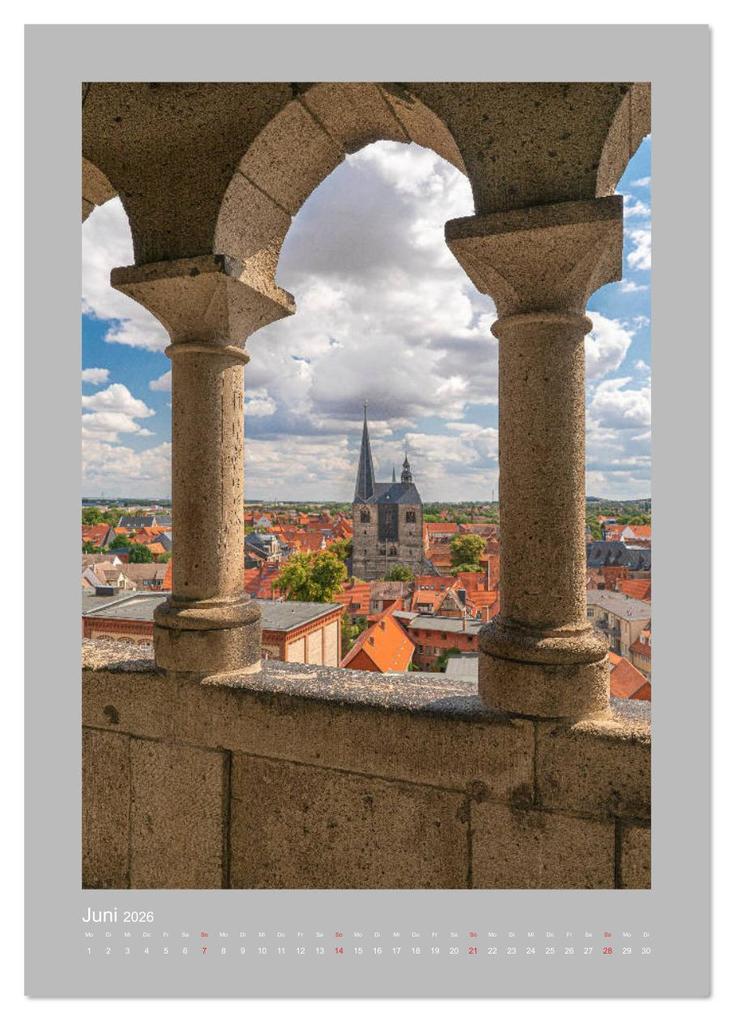 Weitere Ansicht: Quedlinburg - Königspfalz & Mitglied der Hanse (Tischkalender 2026 DIN A5 hoch), CALVENDO Monatskalender | Ulrich Männel studio-fifty-five, Calvendo