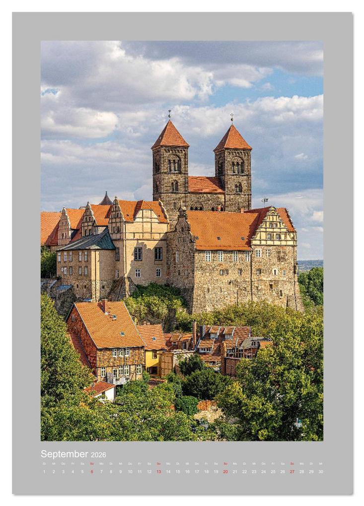 Weitere Ansicht: Quedlinburg - Königspfalz & Mitglied der Hanse (Tischkalender 2026 DIN A5 hoch), CALVENDO Monatskalender | Ulrich Männel studio-fifty-five, Calvendo
