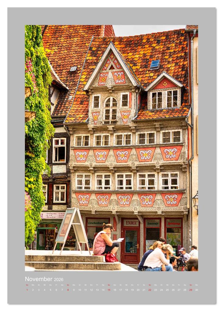Weitere Ansicht: Quedlinburg - Königspfalz & Mitglied der Hanse (Tischkalender 2026 DIN A5 hoch), CALVENDO Monatskalender | Ulrich Männel studio-fifty-five, Calvendo
