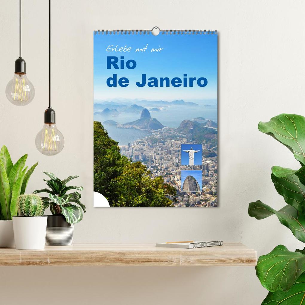 Weitere Ansicht: Erlebe mit mir Rio de Janeiro (Wandkalender 2026 DIN A3 hoch), CALVENDO Monatskalender | Nadine Büscher, Calvendo