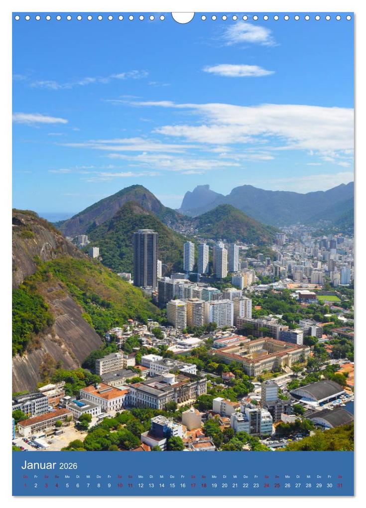 Weitere Ansicht: Erlebe mit mir Rio de Janeiro (Wandkalender 2026 DIN A3 hoch), CALVENDO Monatskalender | Nadine Büscher, Calvendo
