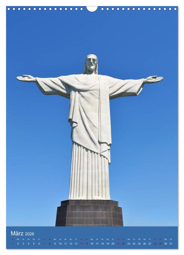 Weitere Ansicht: Erlebe mit mir Rio de Janeiro (Wandkalender 2026 DIN A3 hoch), CALVENDO Monatskalender | Nadine Büscher, Calvendo