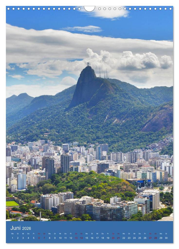 Weitere Ansicht: Erlebe mit mir Rio de Janeiro (Wandkalender 2026 DIN A3 hoch), CALVENDO Monatskalender | Nadine Büscher, Calvendo