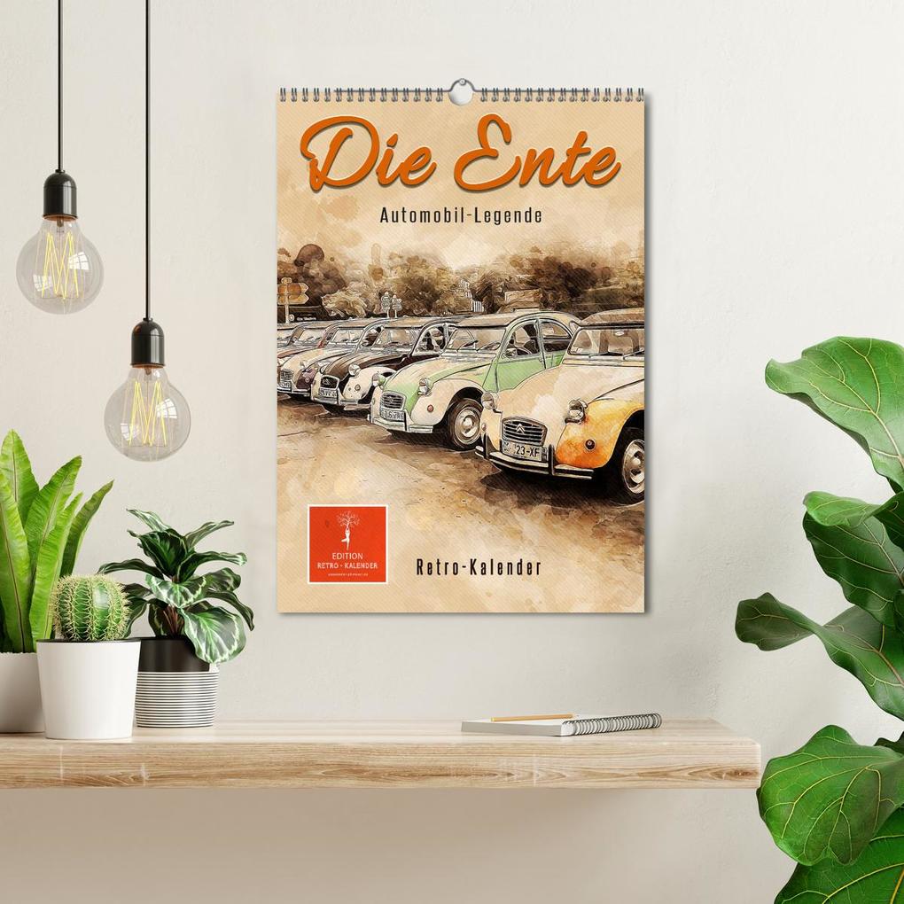 Weitere Ansicht: Die Ente - Automobil Legende (Wandkalender 2026 DIN A3 hoch), CALVENDO Monatskalender | Peter Roder, Calvendo