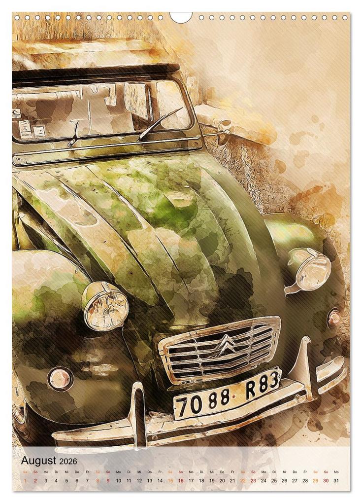 Weitere Ansicht: Die Ente - Automobil Legende (Wandkalender 2026 DIN A3 hoch), CALVENDO Monatskalender | Peter Roder, Calvendo