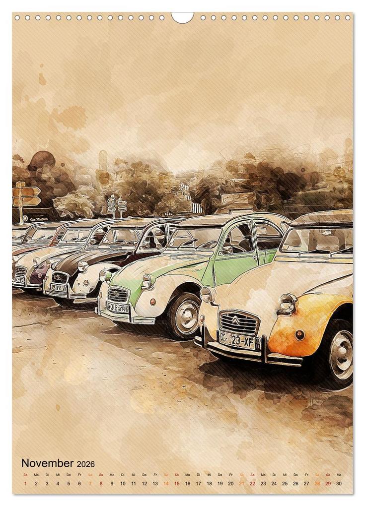 Weitere Ansicht: Die Ente - Automobil Legende (Wandkalender 2026 DIN A3 hoch), CALVENDO Monatskalender | Peter Roder, Calvendo