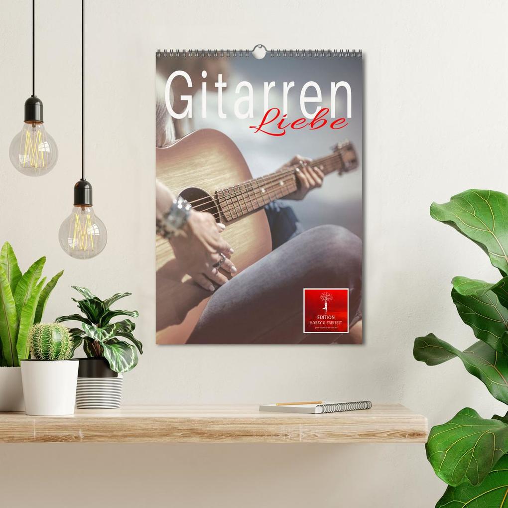 Weitere Ansicht: Gitarren Liebe (Wandkalender 2026 DIN A3 hoch), CALVENDO Monatskalender | Peter Roder, Calvendo