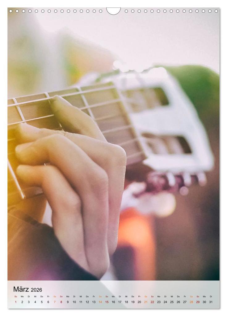 Weitere Ansicht: Gitarren Liebe (Wandkalender 2026 DIN A3 hoch), CALVENDO Monatskalender | Peter Roder, Calvendo