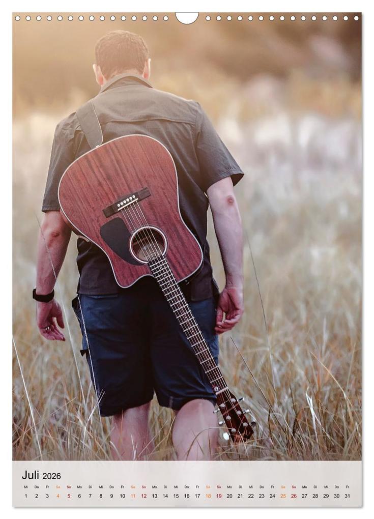 Weitere Ansicht: Gitarren Liebe (Wandkalender 2026 DIN A3 hoch), CALVENDO Monatskalender | Peter Roder, Calvendo