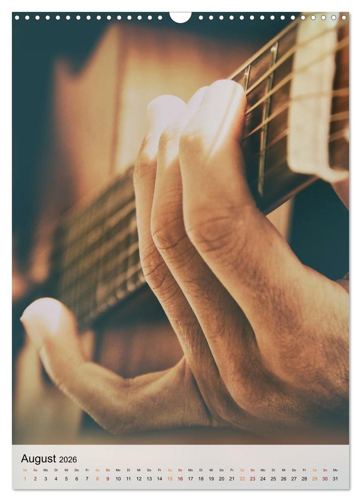 Weitere Ansicht: Gitarren Liebe (Wandkalender 2026 DIN A3 hoch), CALVENDO Monatskalender | Peter Roder, Calvendo