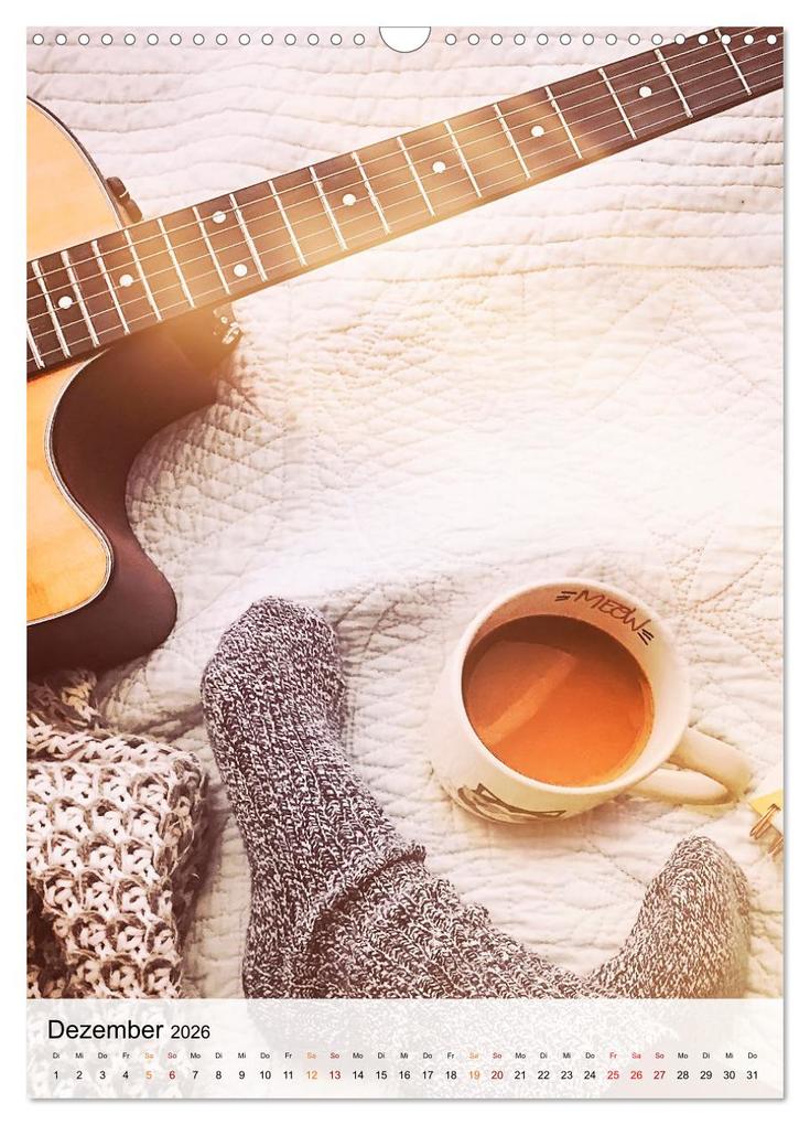 Weitere Ansicht: Gitarren Liebe (Wandkalender 2026 DIN A3 hoch), CALVENDO Monatskalender | Peter Roder, Calvendo
