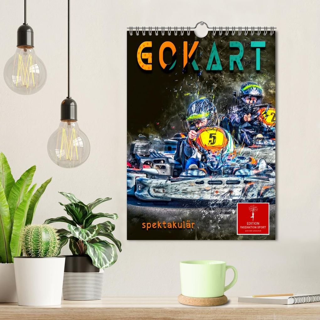 Weitere Ansicht: Gokart spektakulär (Wandkalender 2026 DIN A4 hoch), CALVENDO Monatskalender | Peter Roder, Calvendo