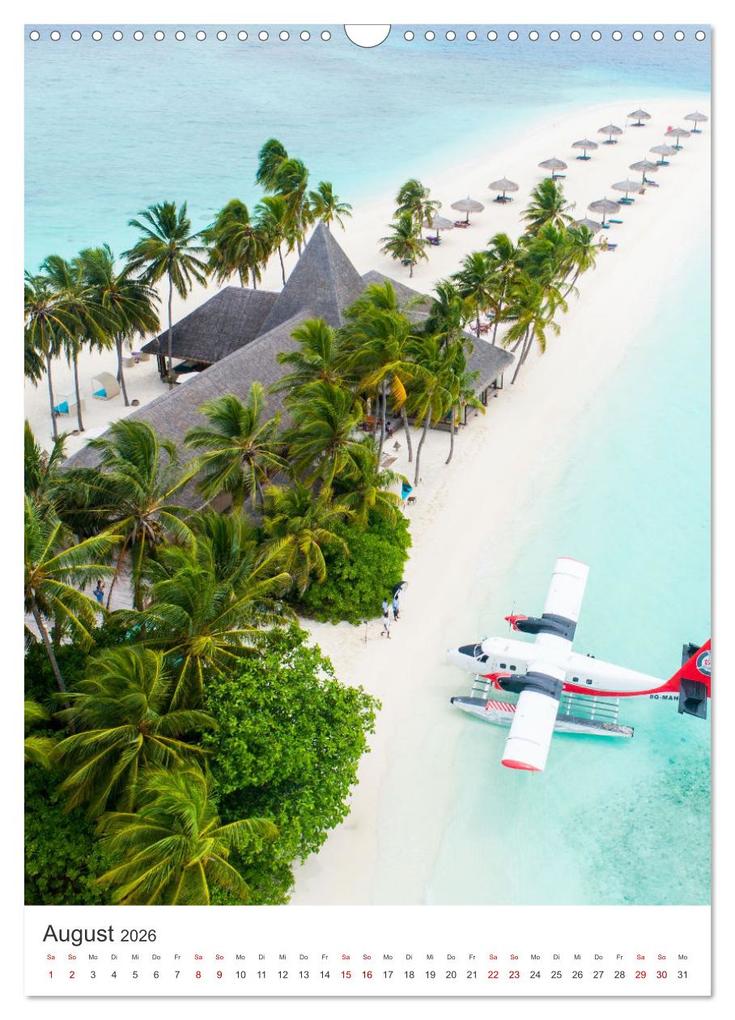 Weitere Ansicht: Malediven - Das wunderschöne Urlaubsparadies. (Wandkalender 2026 DIN A3 hoch), CALVENDO Monatskalender | M. Scott, Calvendo
