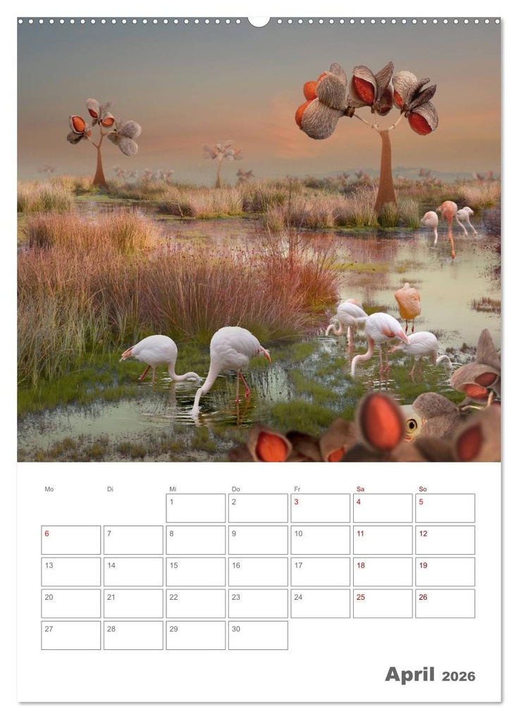 Weitere Ansicht: Surrealistische Reisen (hochwertiger Premium Wandkalender 2026 DIN A2 hoch), Kunstdruck in Hochglanz | Grodner Buchholz, Calvendo