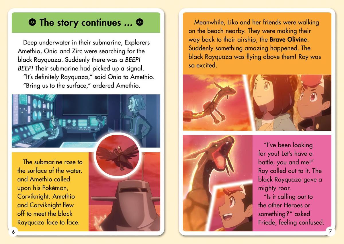 Weitere Ansicht: Pokemon Young Readers Level 3: Roar of the Black Rayquaza | Pokémon