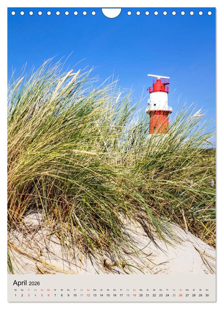 Weitere Ansicht: Borkum Strandspaziergang (Wandkalender 2026 DIN A4 hoch), CALVENDO Monatskalender | Calvendo, Andrea Dreegmeyer