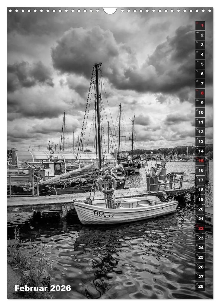 Weitere Ansicht: LÜBECK Monochrome Momente (Wandkalender 2026 DIN A3 hoch), CALVENDO Monatskalender | Calvendo, Melanie Viola