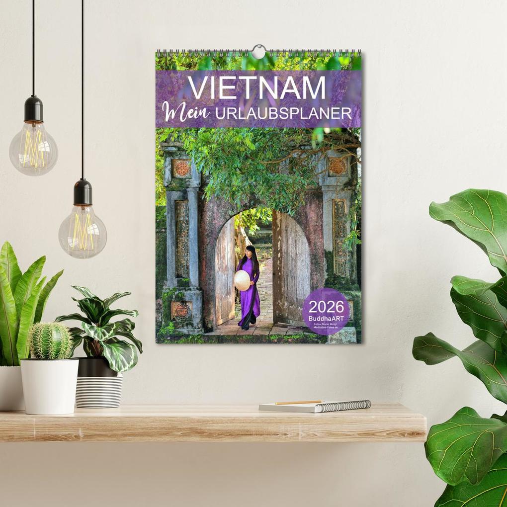 Weitere Ansicht: VIETNAM - Mein Urlaubsplaner (Wandkalender 2026 DIN A3 hoch), CALVENDO Monatskalender | Calvendo, BuddhaART, BuddhaART BuddhaART