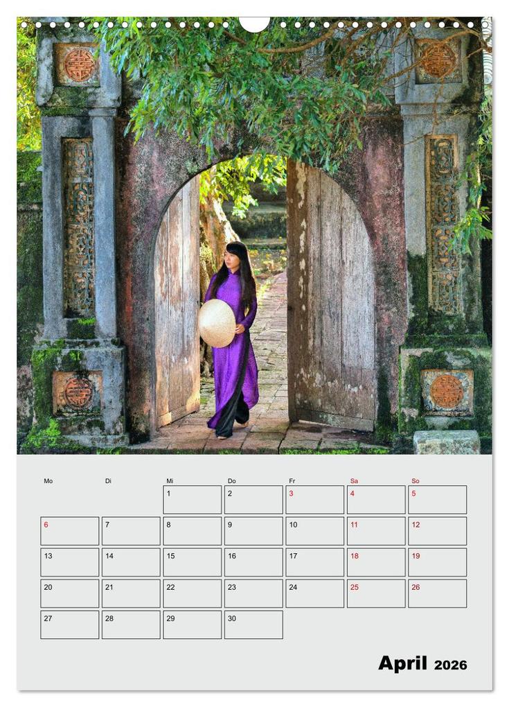 Weitere Ansicht: VIETNAM - Mein Urlaubsplaner (Wandkalender 2026 DIN A3 hoch), CALVENDO Monatskalender | Calvendo, BuddhaART, BuddhaART BuddhaART