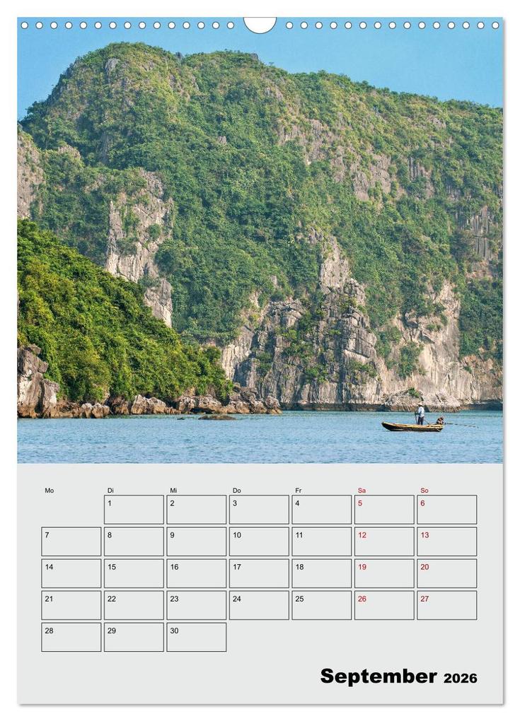 Weitere Ansicht: VIETNAM - Mein Urlaubsplaner (Wandkalender 2026 DIN A3 hoch), CALVENDO Monatskalender | Calvendo, BuddhaART, BuddhaART BuddhaART