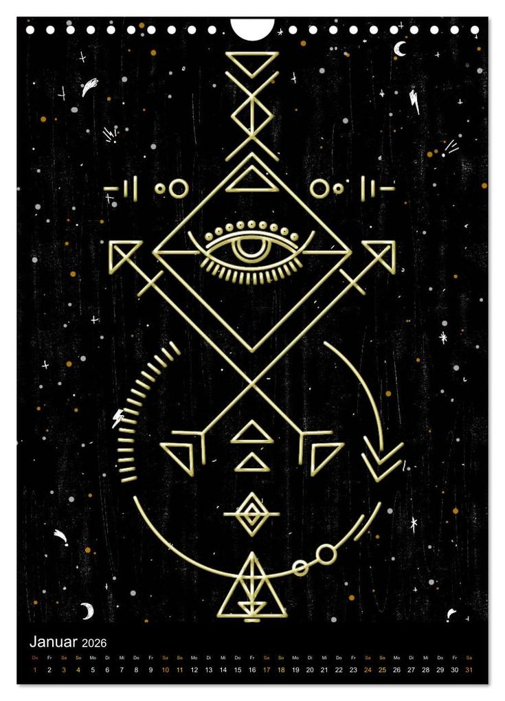 Weitere Ansicht: Schamanische Energiesymbole (Wandkalender 2026 DIN A4 hoch), CALVENDO Monatskalender | Calvendo, Lucia, Lucia Lucia