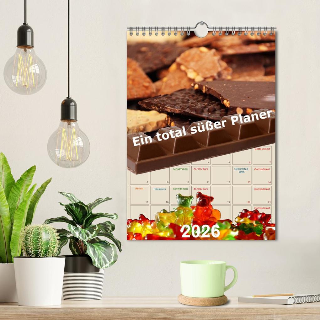 Weitere Ansicht: Ein total süßer Planer (Wandkalender 2026 DIN A4 hoch), CALVENDO Monatskalender | Calvendo, Stefan Widerstein - SteWi.info