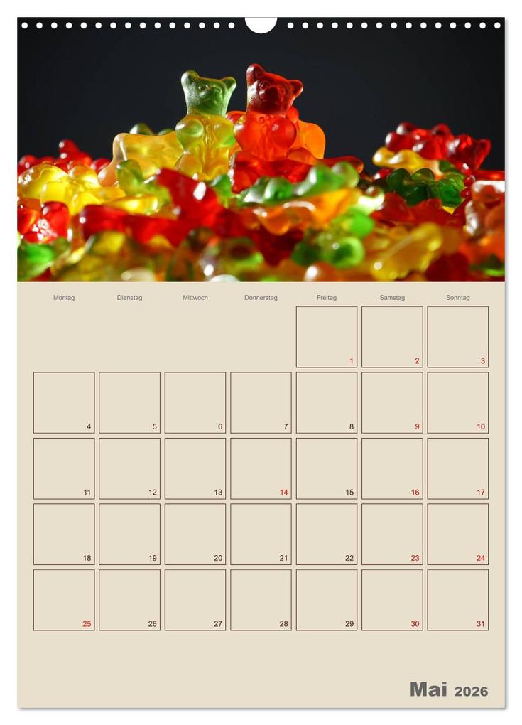 Weitere Ansicht: Ein total süßer Planer (Wandkalender 2026 DIN A3 hoch), CALVENDO Monatskalender | Calvendo, Stefan Widerstein - SteWi.info