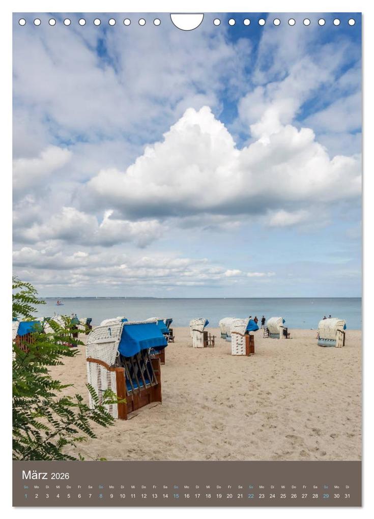 Weitere Ansicht: LÜBECKER BUCHT Historische Orte und Strandidylle (Wandkalender 2026 DIN A4 hoch), CALVENDO Monatskalender | Calvendo, Melanie Viola