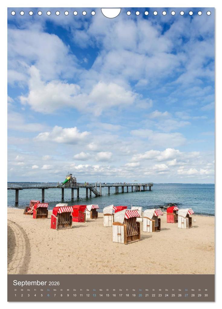 Weitere Ansicht: LÜBECKER BUCHT Historische Orte und Strandidylle (Wandkalender 2026 DIN A4 hoch), CALVENDO Monatskalender | Calvendo, Melanie Viola